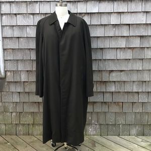 Men’s Burberry Showerproof Wool Coat with Liner